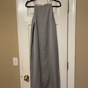 H&M Striped Maxi Dress
